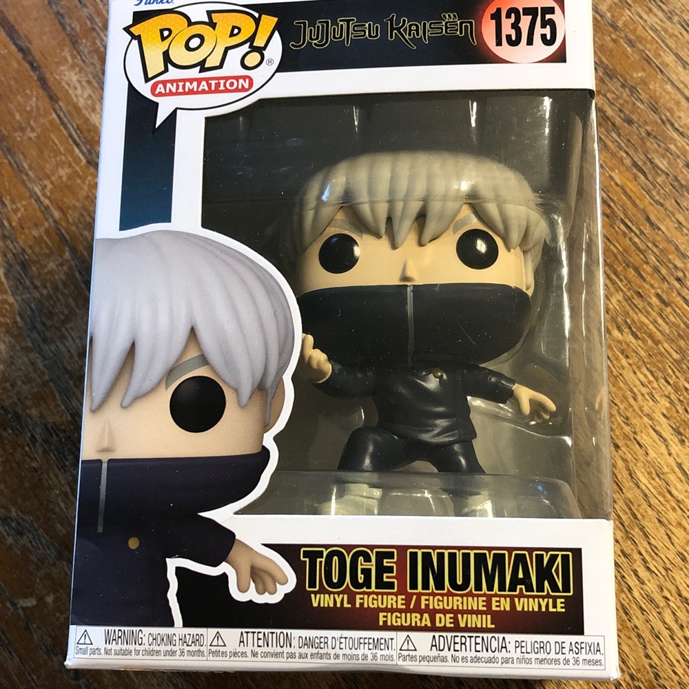 Funko Pop! Animation Toge Inumaki Vinyl Figure - Black & Gray